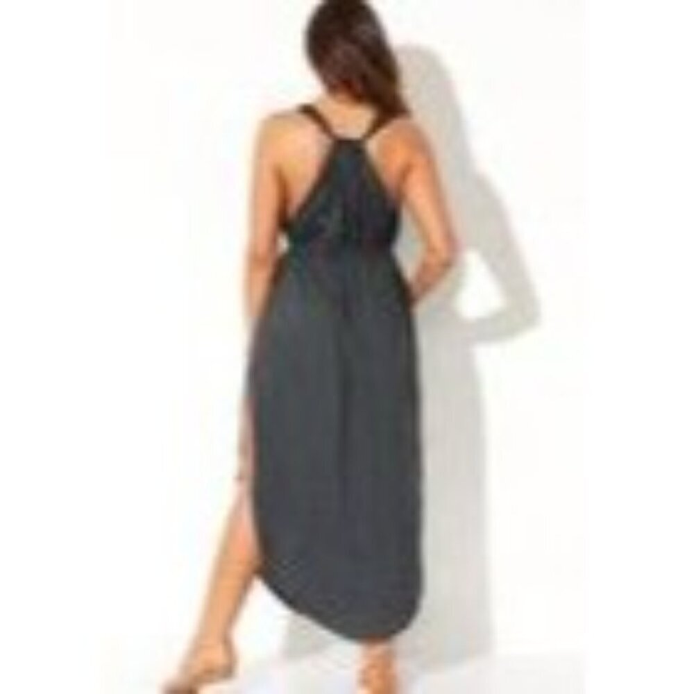 Nwt Swimsuits For All Women's Tenley Surplice Cover Up Maxi Dress Gray Size 22/ — image 2 of 8